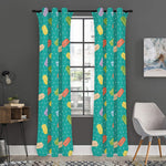 Polka Dot Macaron Pattern Print Curtain