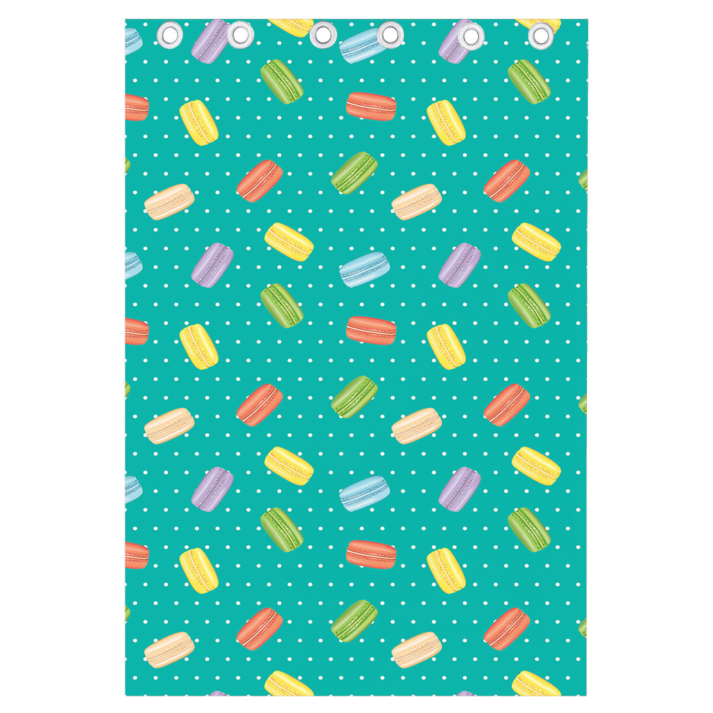 Polka Dot Macaron Pattern Print Curtain