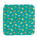 Polka Dot Macaron Pattern Print Hand Towel