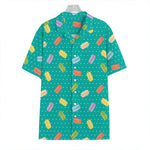 Polka Dot Macaron Pattern Print Hawaiian Shirt