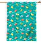 Polka Dot Macaron Pattern Print House Flag