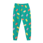 Polka Dot Macaron Pattern Print Jogger Pants