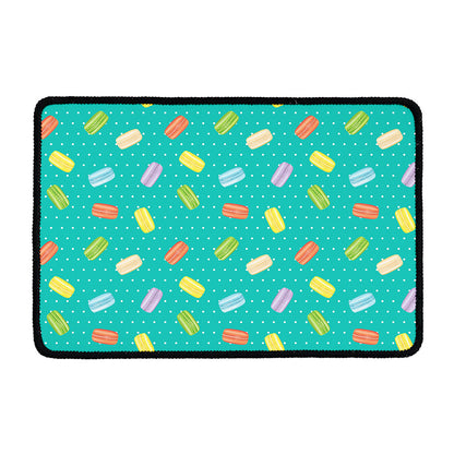 Polka Dot Macaron Pattern Print Kitchen Mat