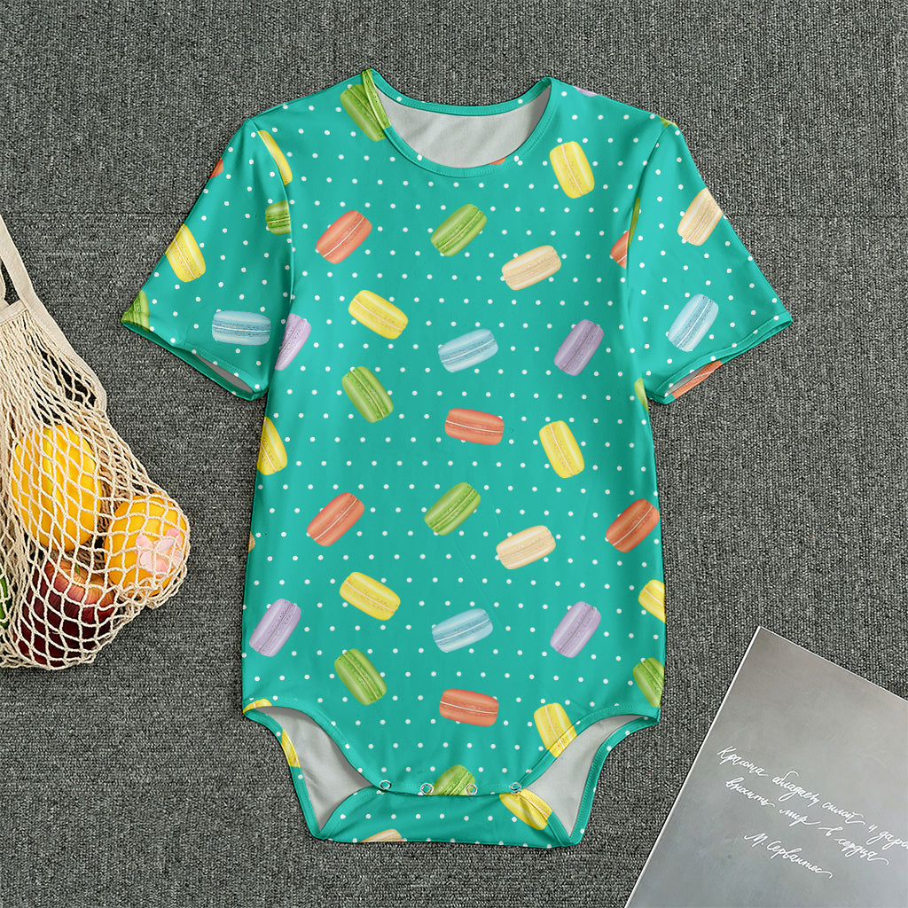 Polka Dot Macaron Pattern Print Men's Bodysuit