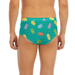 Polka Dot Macaron Pattern Print Men's Briefs