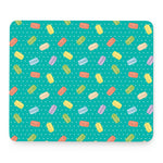 Polka Dot Macaron Pattern Print Mouse Pad