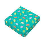 Polka Dot Macaron Pattern Print Outdoor Seat Cushion Cover