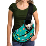 Polka Dot Macaron Pattern Print Pet Sling Carrier