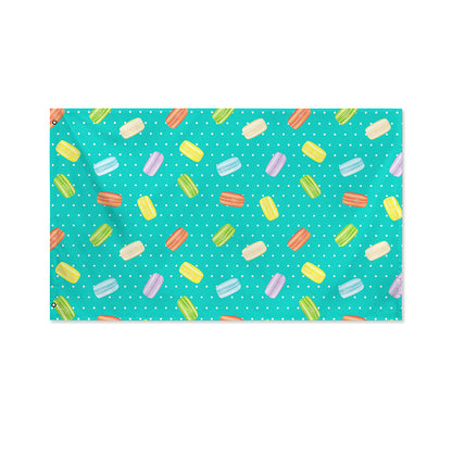Polka Dot Macaron Pattern Print Polyester Flag