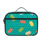 Polka Dot Macaron Pattern Print Portable Lunch Bag