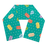 Polka Dot Macaron Pattern Print Scarf
