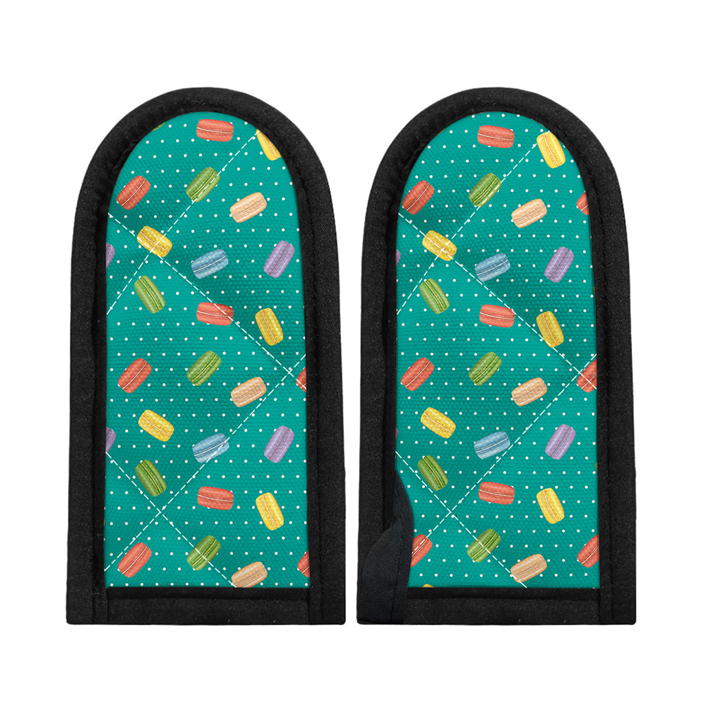 Polka Dot Macaron Pattern Print Skillet Handle Cover