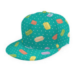 Polka Dot Macaron Pattern Print Snapback Cap