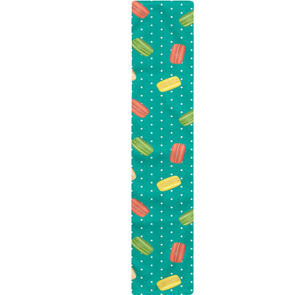 Polka Dot Macaron Pattern Print Table Runner