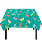Polka Dot Macaron Pattern Print Tablecloth