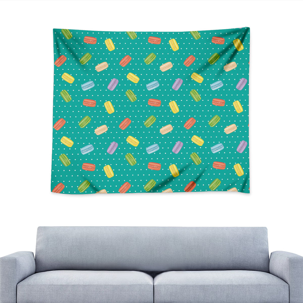 Polka Dot Macaron Pattern Print Tapestry