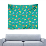 Polka Dot Macaron Pattern Print Tapestry