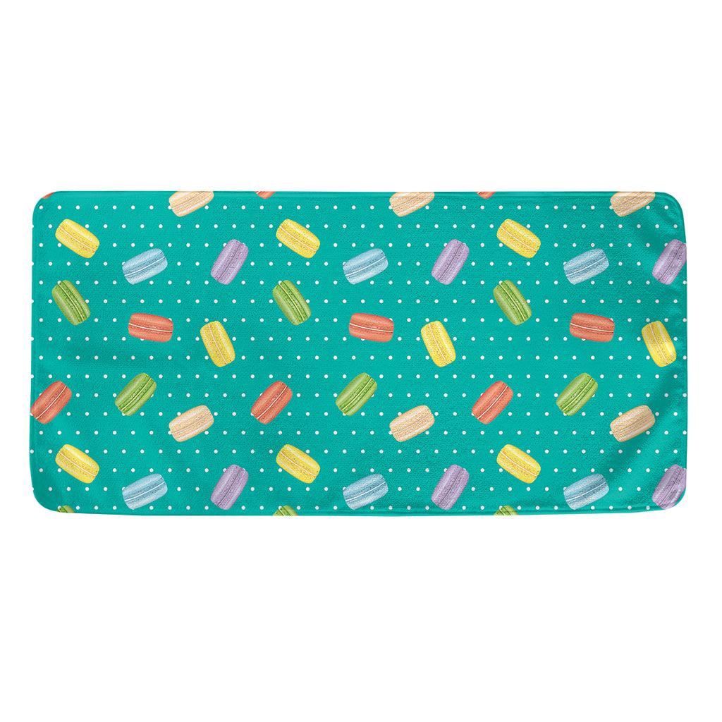 Polka Dot Macaron Pattern Print Towel