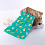 Polka Dot Macaron Pattern Print Towel