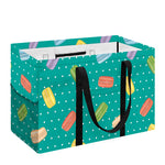 Polka Dot Macaron Pattern Print Utility Tote Bag