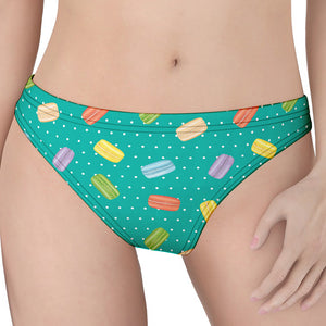 Polka Dot Macaron Pattern Print Women's Thong