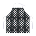 Polka Dot Rabbit Pattern Print Adjustable Apron