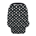 Polka Dot Rabbit Pattern Print Baby Seat Cover