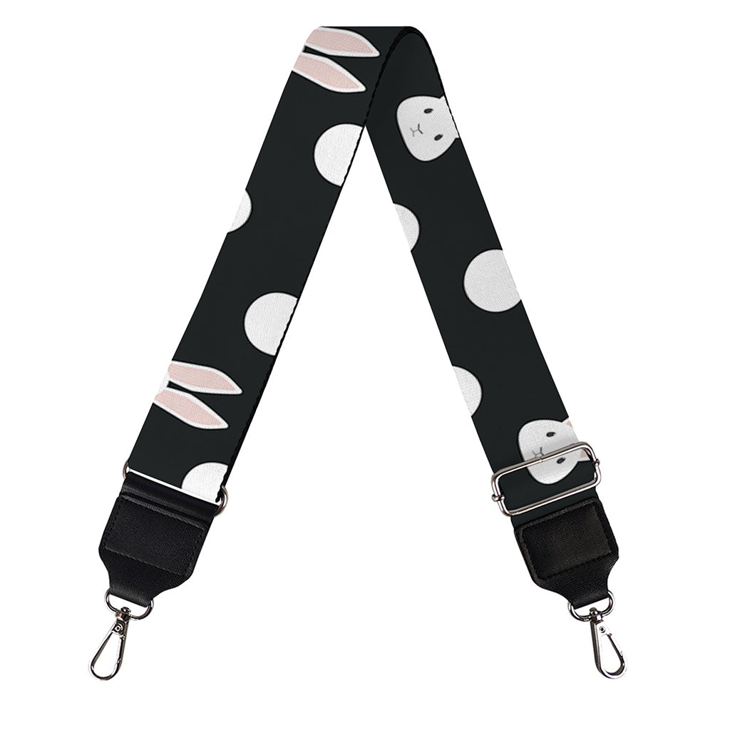 Polka Dot Rabbit Pattern Print Bag Strap