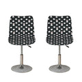 Polka Dot Rabbit Pattern Print Bar Stool Covers