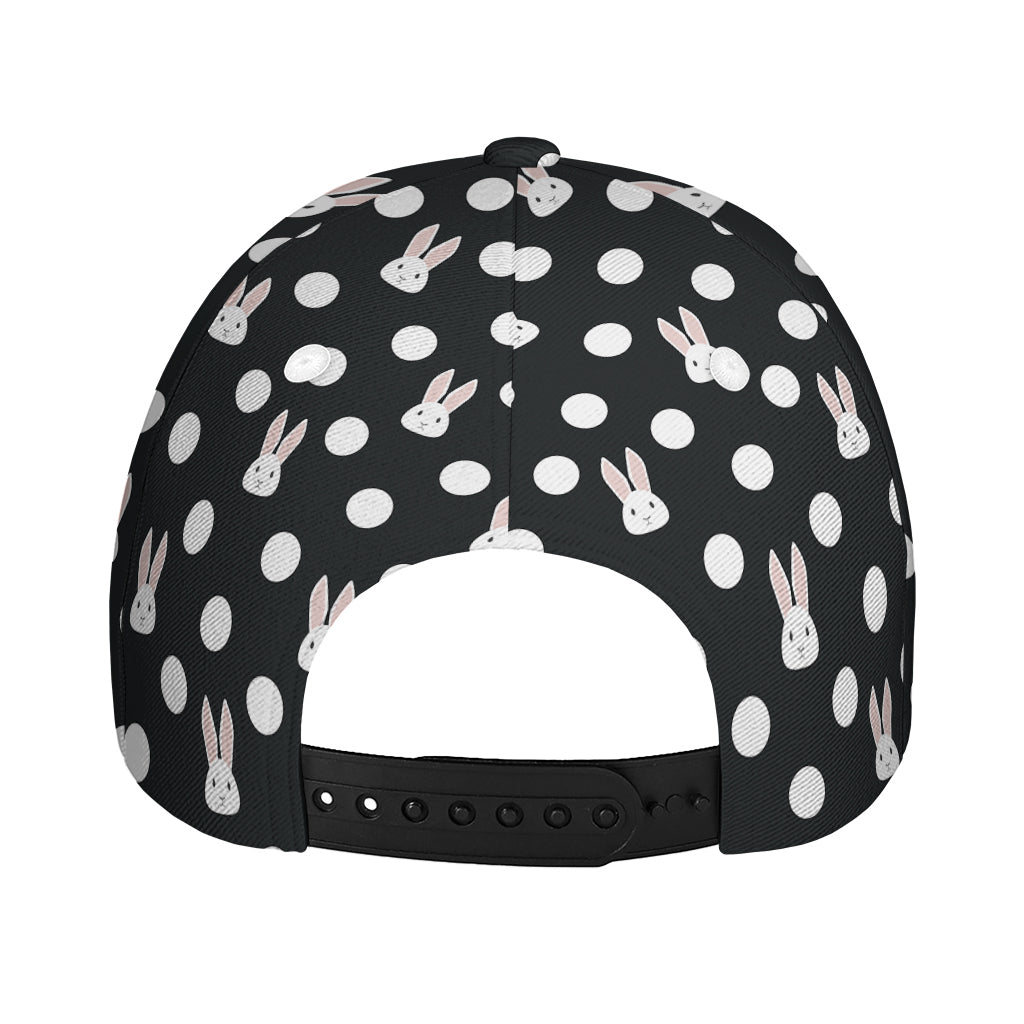 Polka Dot Rabbit Pattern Print Baseball Cap