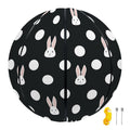 Polka Dot Rabbit Pattern Print Basketball