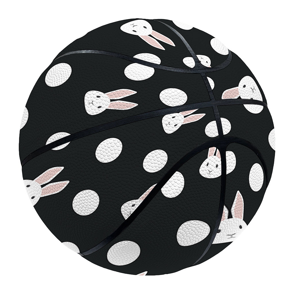Polka Dot Rabbit Pattern Print Basketball