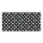 Polka Dot Rabbit Pattern Print Beach Towel