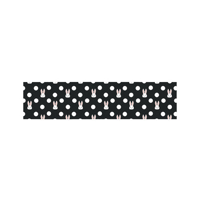 Polka Dot Rabbit Pattern Print Bed Runner