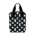 Polka Dot Rabbit Pattern Print Bible Tote Bag