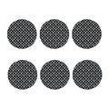 Polka Dot Rabbit Pattern Print Coaster Set