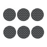 Polka Dot Rabbit Pattern Print Coaster Set