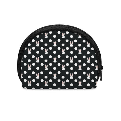 Polka Dot Rabbit Pattern Print Coin Purse