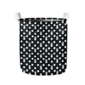 Polka Dot Rabbit Pattern Print Collapsible Laundry Basket