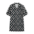Polka Dot Rabbit Pattern Print Cotton Hawaiian Shirt