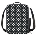 Polka Dot Rabbit Pattern Print Crossbody Lunch Bag
