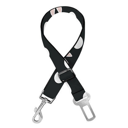 Polka Dot Rabbit Pattern Print Dog Seat Belt