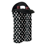 Polka Dot Rabbit Pattern Print Double Neoprene Wine Tote