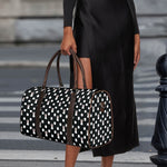 Polka Dot Rabbit Pattern Print Duffle Bag