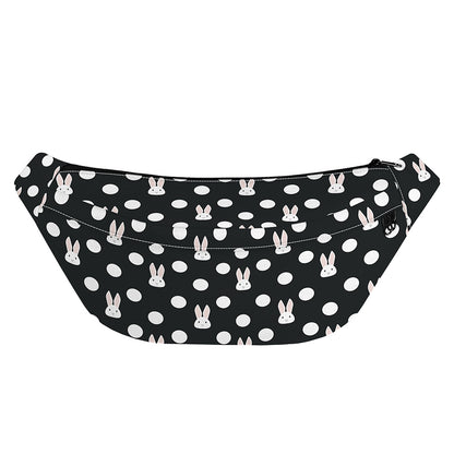 Polka Dot Rabbit Pattern Print Fanny Pack
