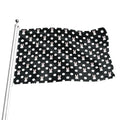 Polka Dot Rabbit Pattern Print Flag