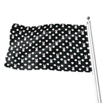 Polka Dot Rabbit Pattern Print Flag