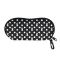 Polka Dot Rabbit Pattern Print Glasses Case