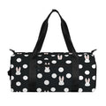 Polka Dot Rabbit Pattern Print Gym Bag