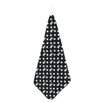 Polka Dot Rabbit Pattern Print Hand Towel